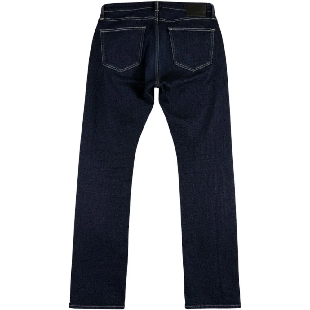 Mavi Marcus Jeans Mens 34x34 Dark Indigo Selvedge Slim Straight Premium Denim
